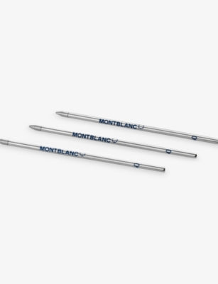 Montblanc pen refills royal blue medium nib, imported from the UK