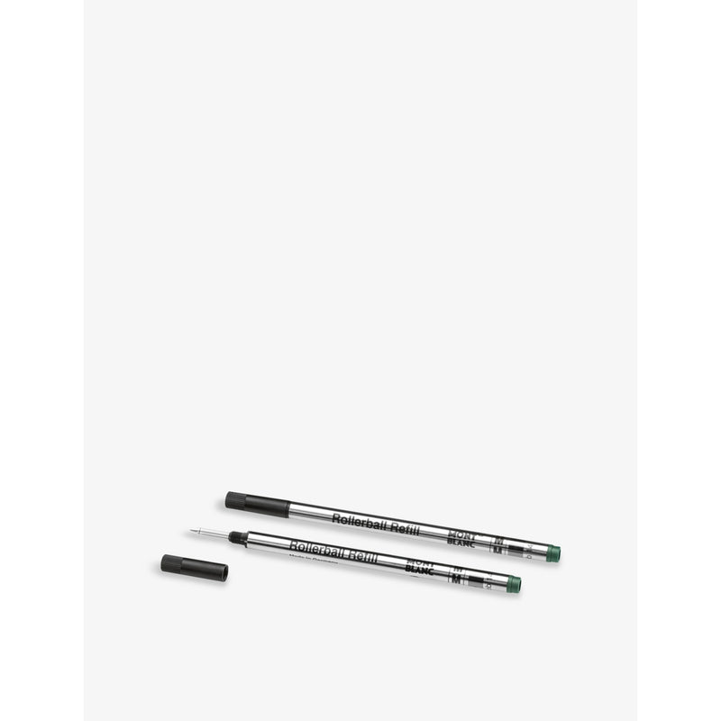 Montblanc rollerball pen refills Irish Green set of two, UK version