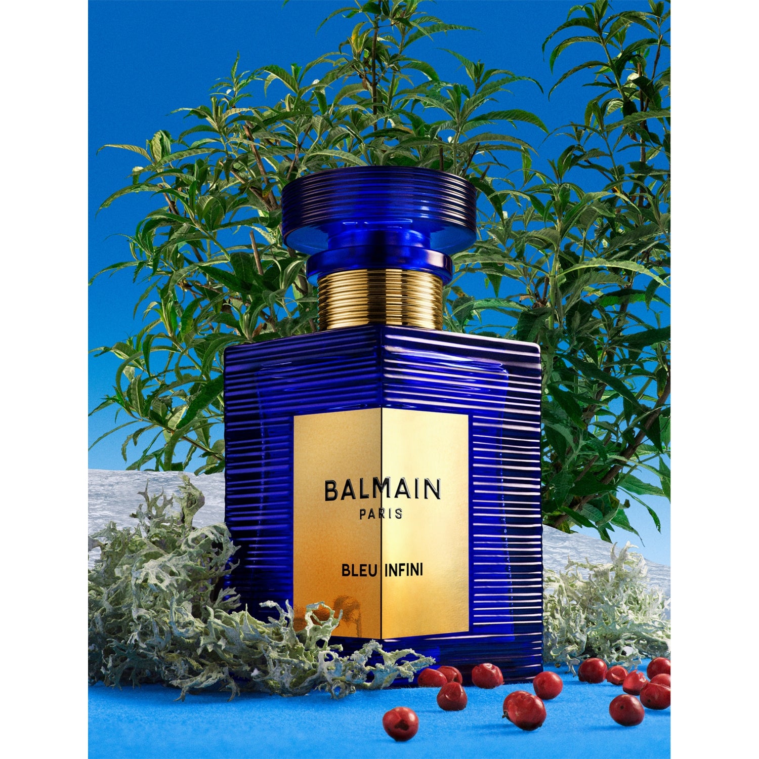 Balmain Bleu Infini eau de parfum refill 150ml, imported from the UK