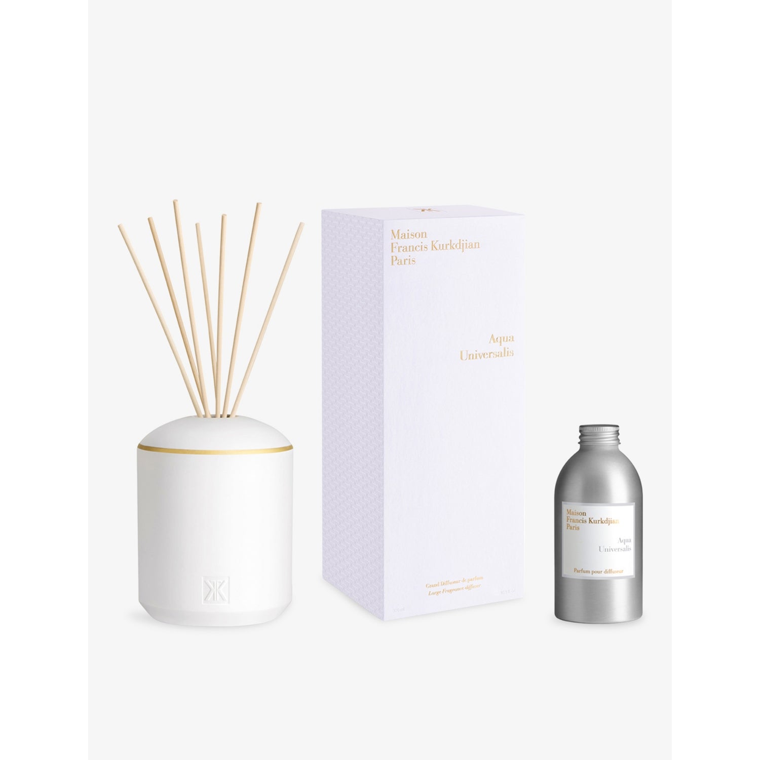 Maison Francis Kurkdjian Aqua Universalis reed diffuser 300ml, imported from the UK