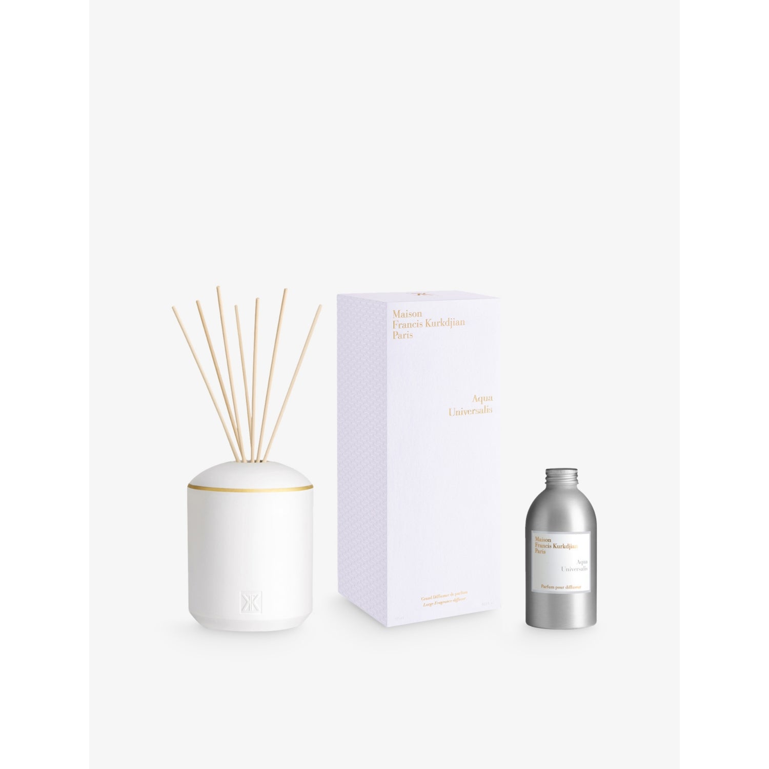 Maison Francis Kurkdjian Aqua Universalis reed diffuser 300ml, imported from the UK