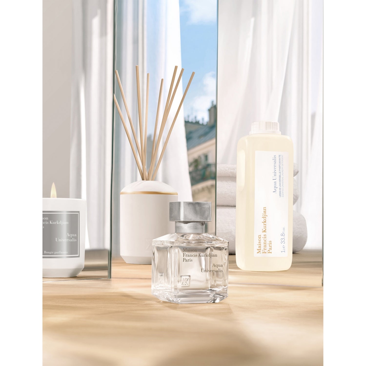 Maison Francis Kurkdjian Aqua Universalis reed diffuser 300ml, imported from the UK