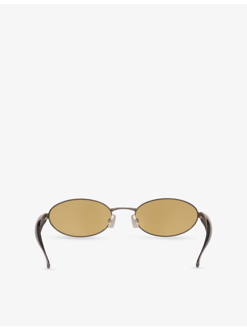 Bottega Veneta oval metal sunglasses, UK version