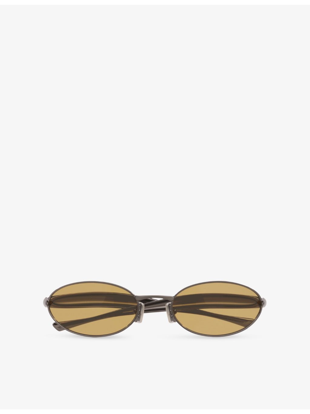 Bottega Veneta oval metal sunglasses, UK version