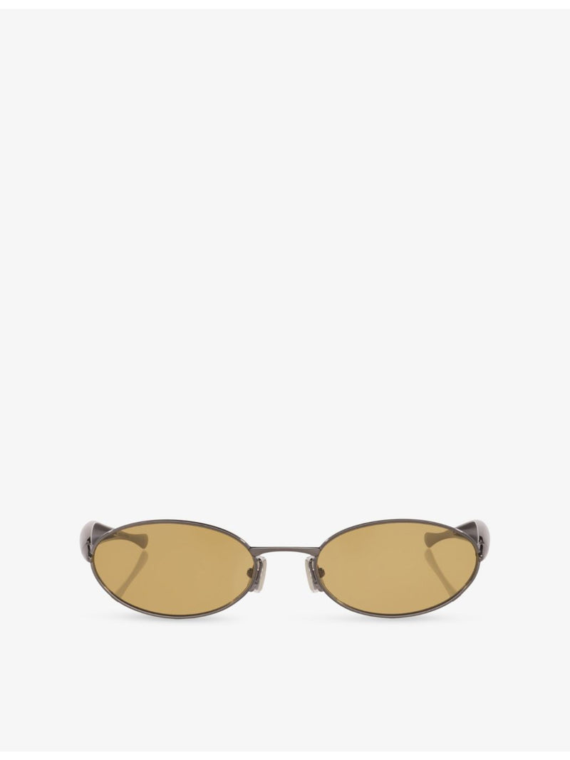 Bottega Veneta oval metal sunglasses, UK version