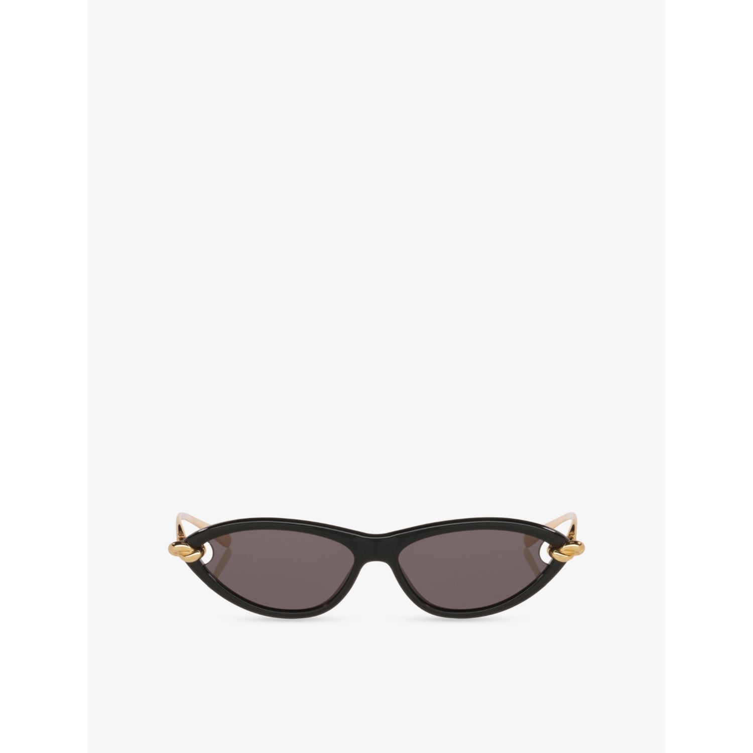 Bottega Veneta cat-eye acetate sunglasses 14cm frame, imported from the UK