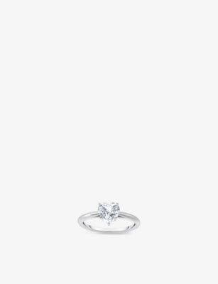 Thomas Sabo Heart-Shaped 925 Sterling Silver and Cubic Zirconia Ring