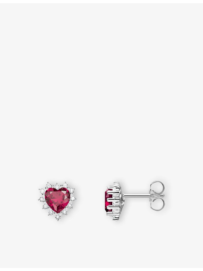 Thomas Sabo heart stud earrings 9mm in sterling silver - British product