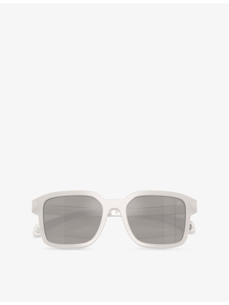 Moncler Quaderna square-frame acetate sunglasses, UK version