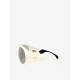 Moncler pilot-frame injected sunglasses 13.5cm mirrored lenses, UK version