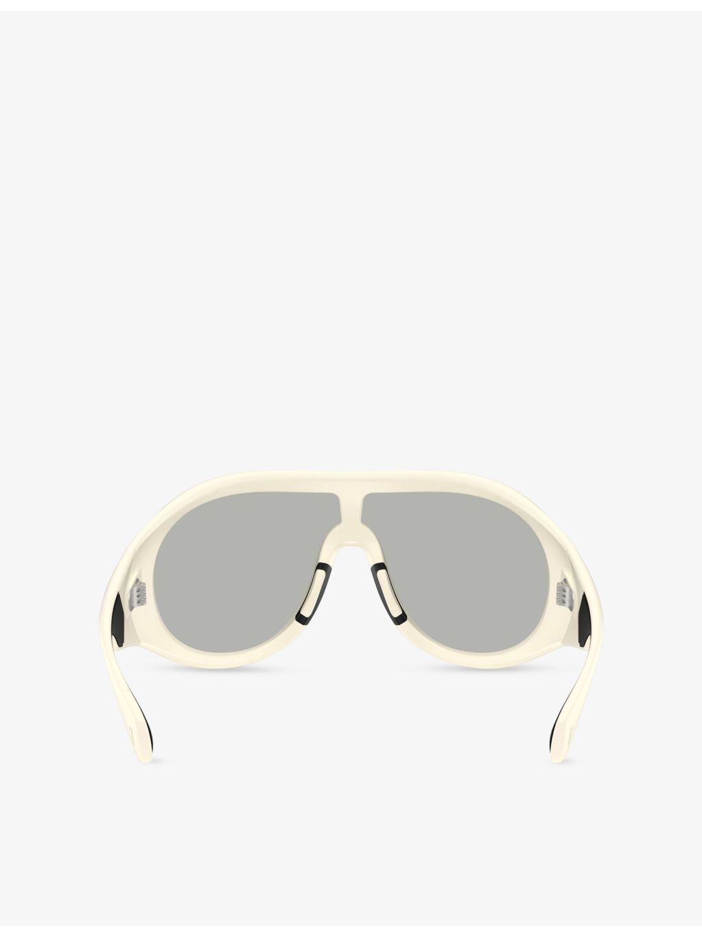 Moncler pilot-frame injected sunglasses 13.5cm mirrored lenses, UK version