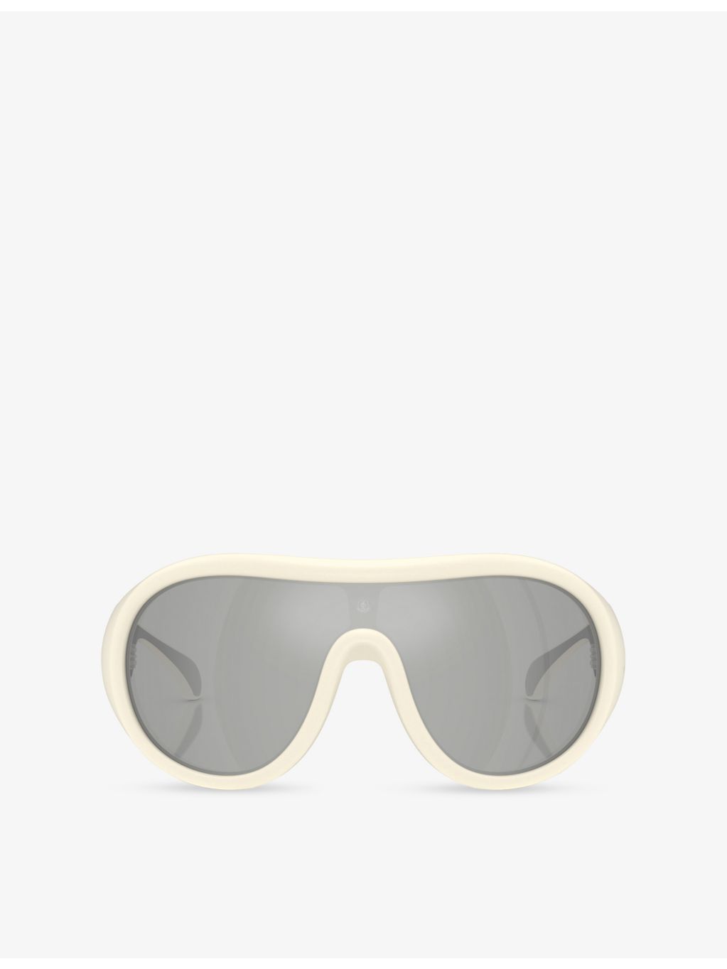 Moncler pilot-frame injected sunglasses 13.5cm mirrored lenses, UK version