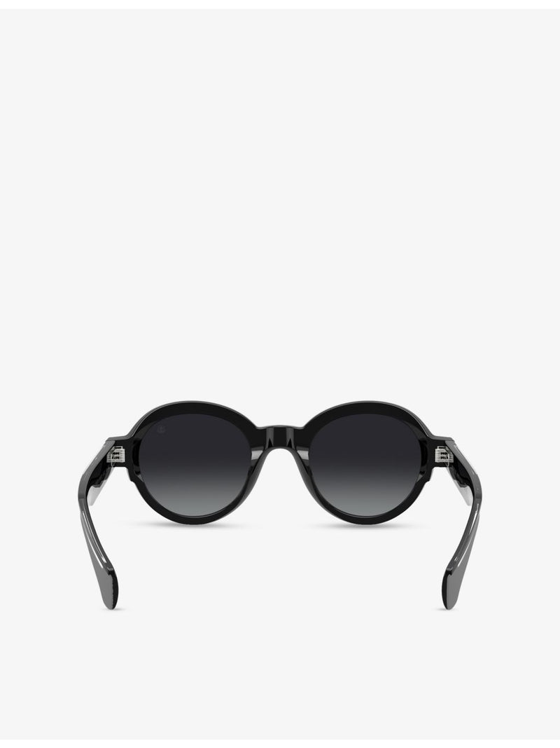 Moncler Rondosa round-frame acetate sunglasses - British product