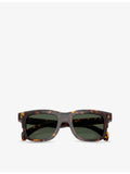 Moncler square-frame acetate sunglasses ME6004 Claro, UK version