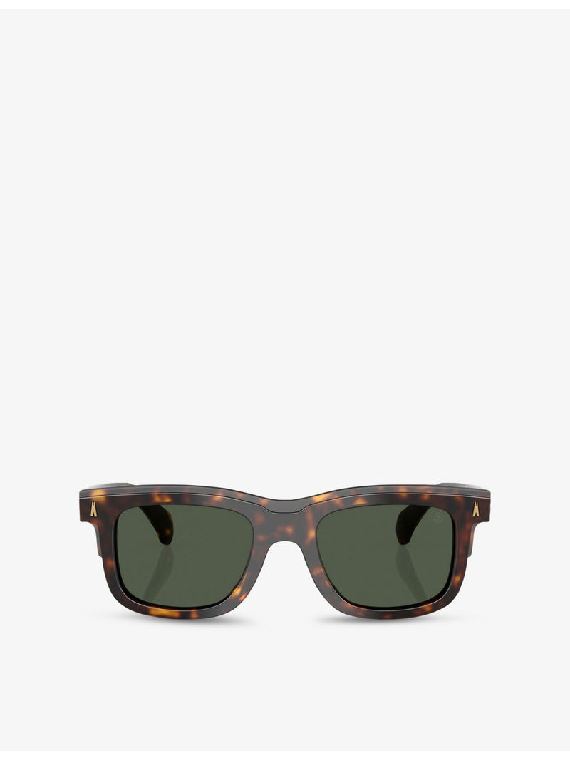 Moncler square-frame acetate sunglasses ME6004 Claro, UK version