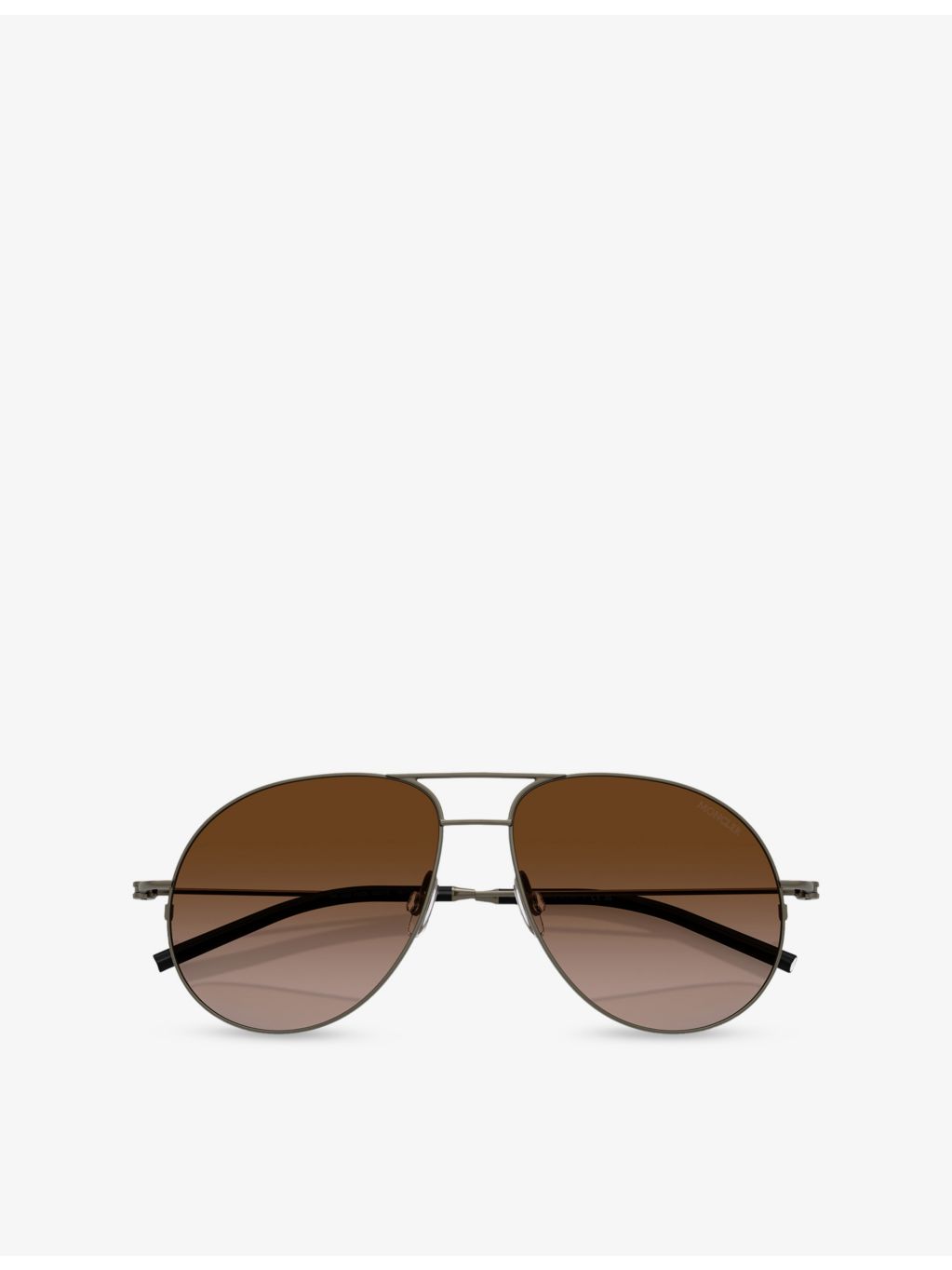 Moncler pilot-frame steel sunglasses 58mm lens, UK version
