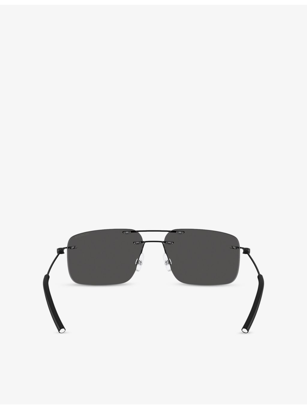 Moncler Doppler rectangle steel sunglasses 56mm lens, imported from the UK