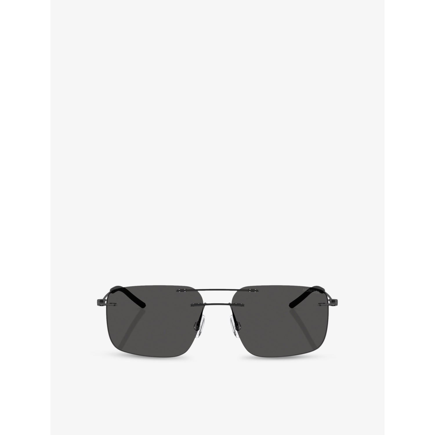 Moncler Doppler rectangle steel sunglasses 56mm lens, imported from the UK