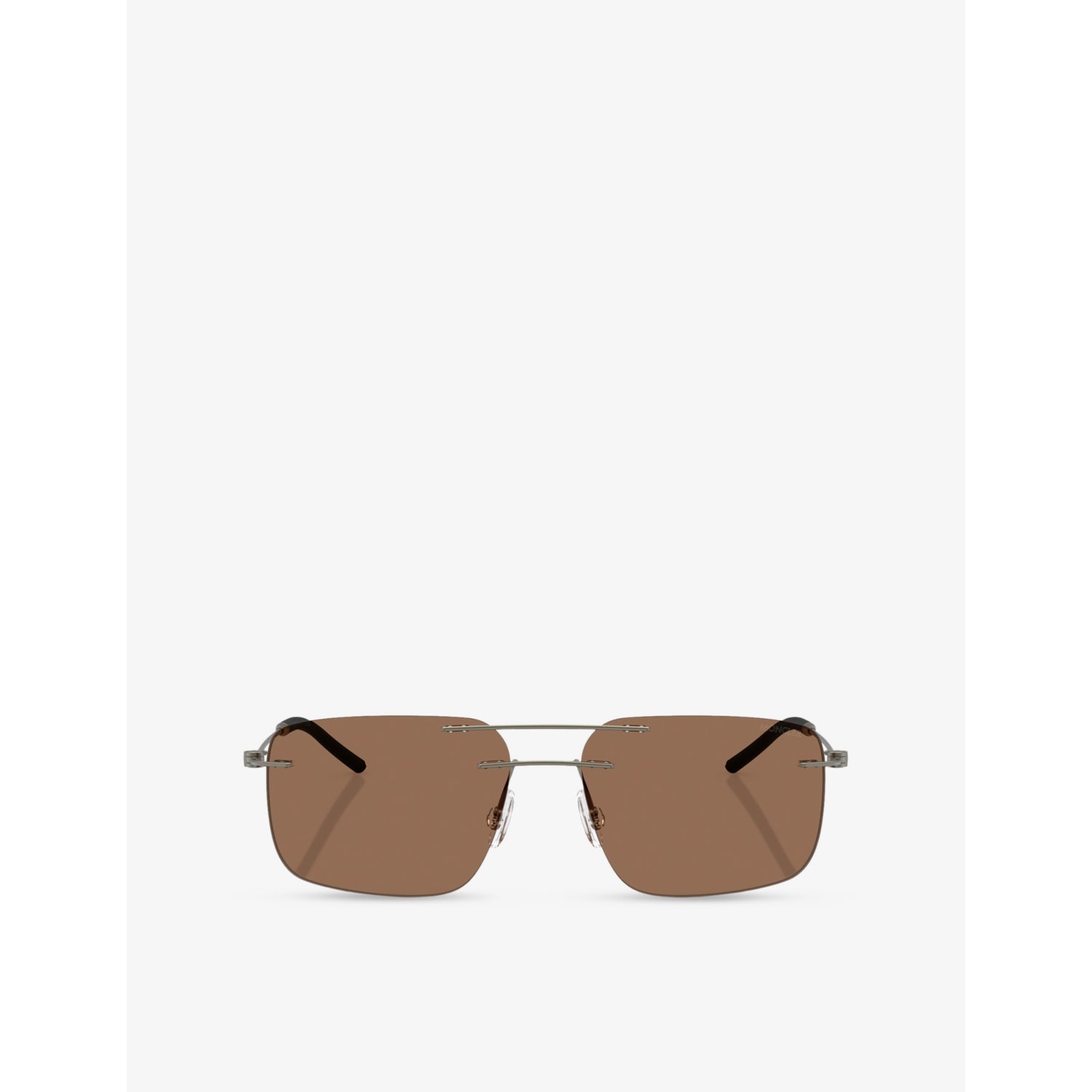 Moncler ME4003 Doppler rectangle steel sunglasses, imported from the UK
