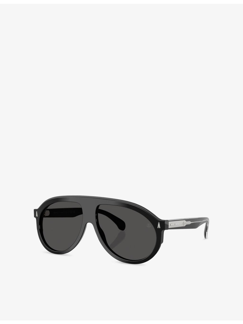 Moncler pilot-frame acetate sunglasses 59mm - British product