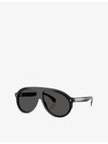 Moncler pilot-frame acetate sunglasses 59mm - British product