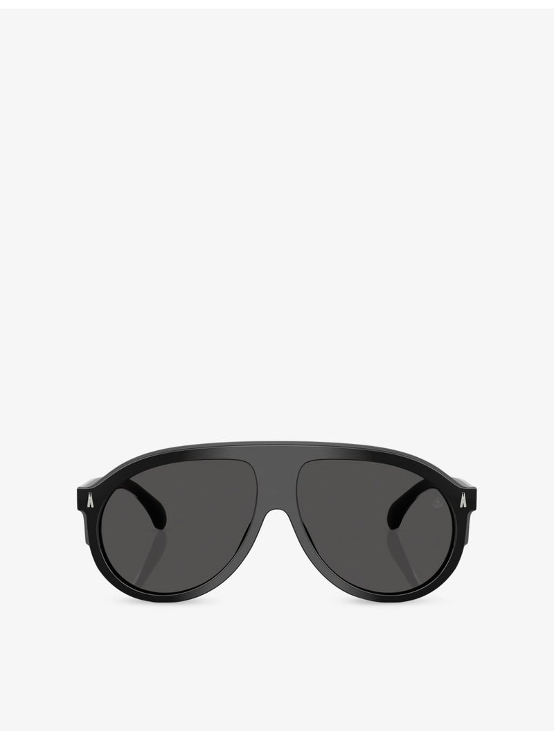 Moncler pilot-frame acetate sunglasses 59mm - British product