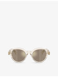 Moncler ME6003 round-frame sunglasses, UK version