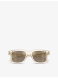 Moncler Claro square-frame acetate sunglasses, UK version