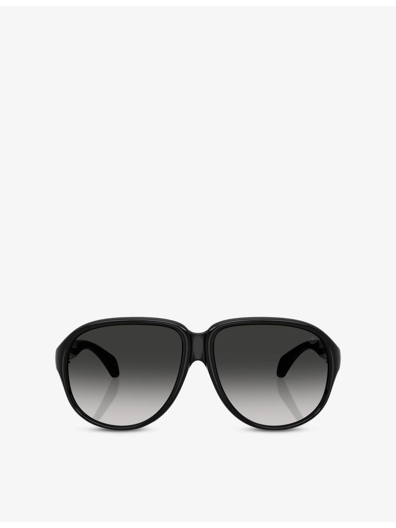 Moncler ME8001 Halcyonne pilot-frame sunglasses, UK version