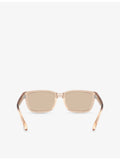 Moncler Slicka pillow-frame injected sunglasses 5.5cm (British brand)