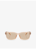 Moncler Slicka pillow-frame injected sunglasses 5.5cm (British brand)