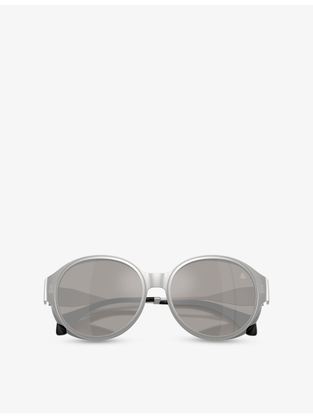 Moncler round-frame metal sunglasses with UV lenses, UK version