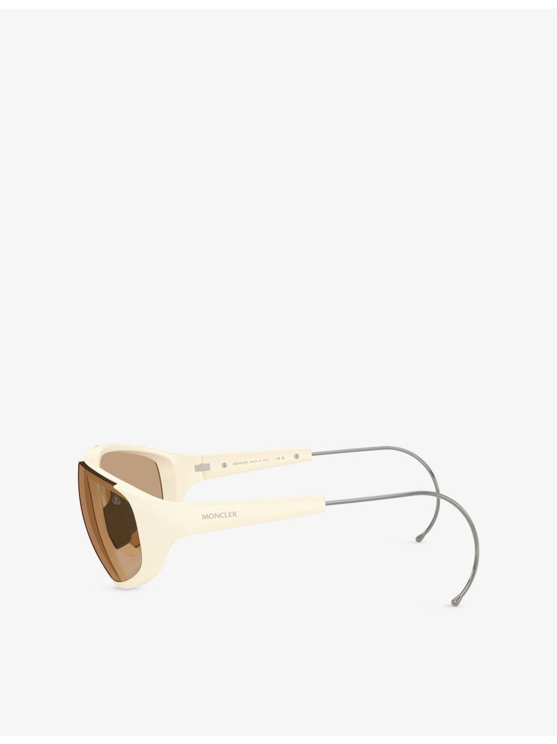 Moncler Laszer oval-frame nylon sunglasses (British brand)