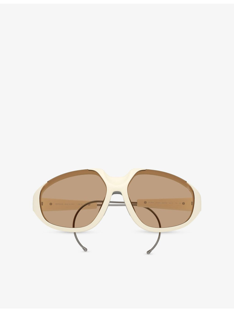 Moncler Laszer oval-frame nylon sunglasses (British brand)