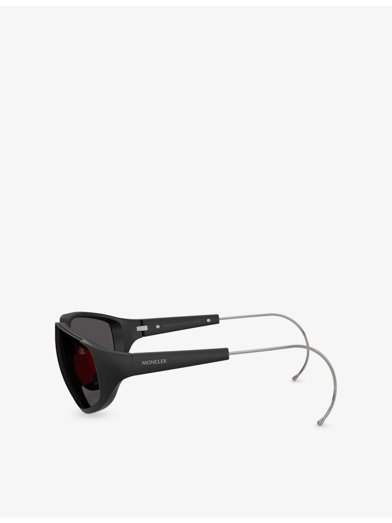 Moncler Laszer oval-frame nylon sunglasses (British brand)