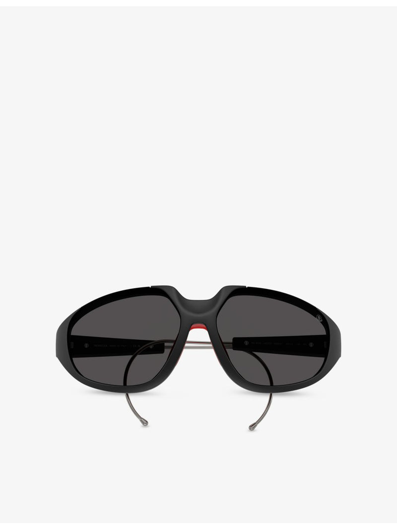 Moncler Laszer oval-frame nylon sunglasses (British brand)
