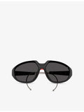 Moncler Laszer oval-frame nylon sunglasses (British brand)