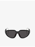 Moncler Laszer oval-frame nylon sunglasses (British brand)