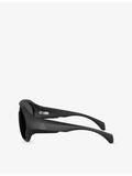Moncler Bombolle oval-frame nylon sunglasses (British brand)