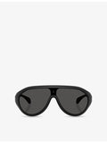 Moncler Bombolle oval-frame nylon sunglasses (British brand)