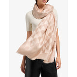 Bvlgari Calla maxi silk and wool-blend stole (British brand)