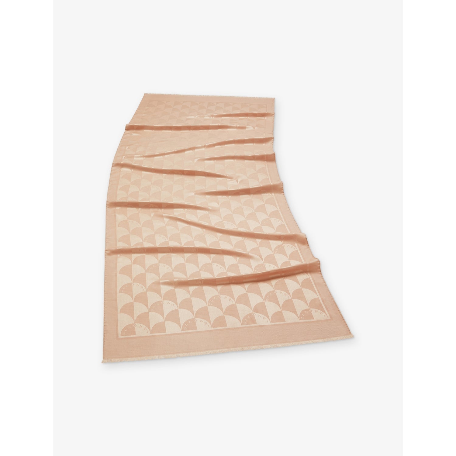 Bvlgari Calla maxi silk and wool-blend stole (British brand)