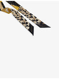 Bvlgari peacock crystal-embellished silk scarf 120cm - British product