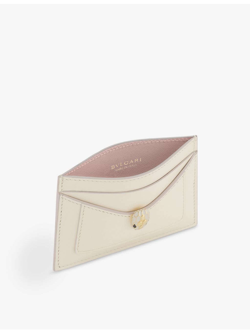 Bvlgari Serpenti Forever embellished leather card holder compact - British product