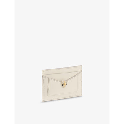 selfridges Bvlgari Serpenti Forever Embellished Leather Card Holder- Buy online at McGrocer