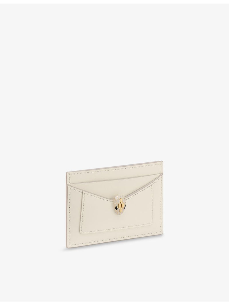 Bvlgari Serpenti Forever embellished leather card holder compact - British product
