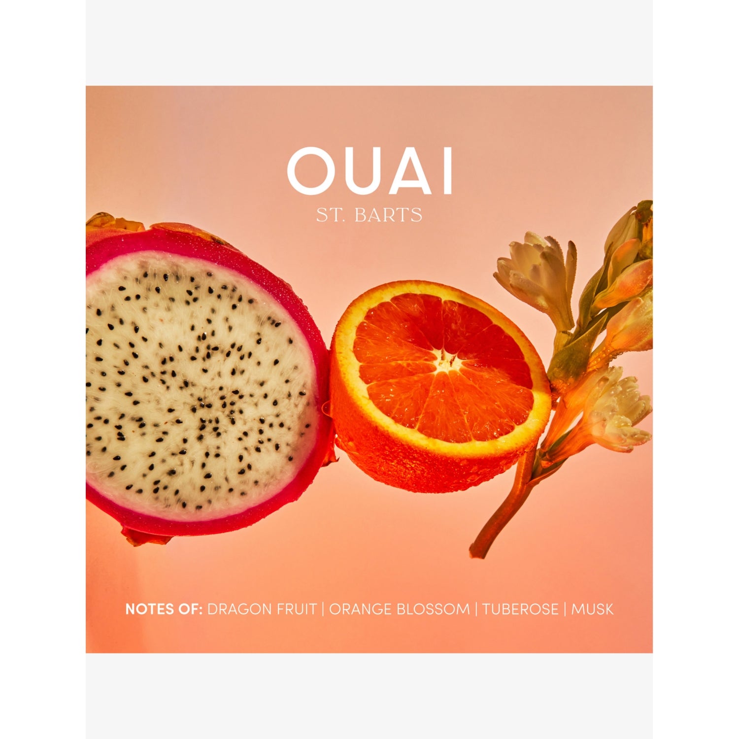 OUAI St Barts travel kit with minis, imported from the UK