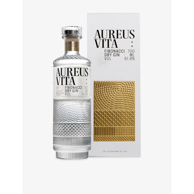 selfridges Aureus Vita Fibonacci Dry Gin 700ml- Buy online at McGrocer