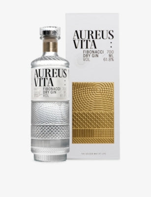 Aureus Vita Fibonacci dry gin 700ml (British brand)