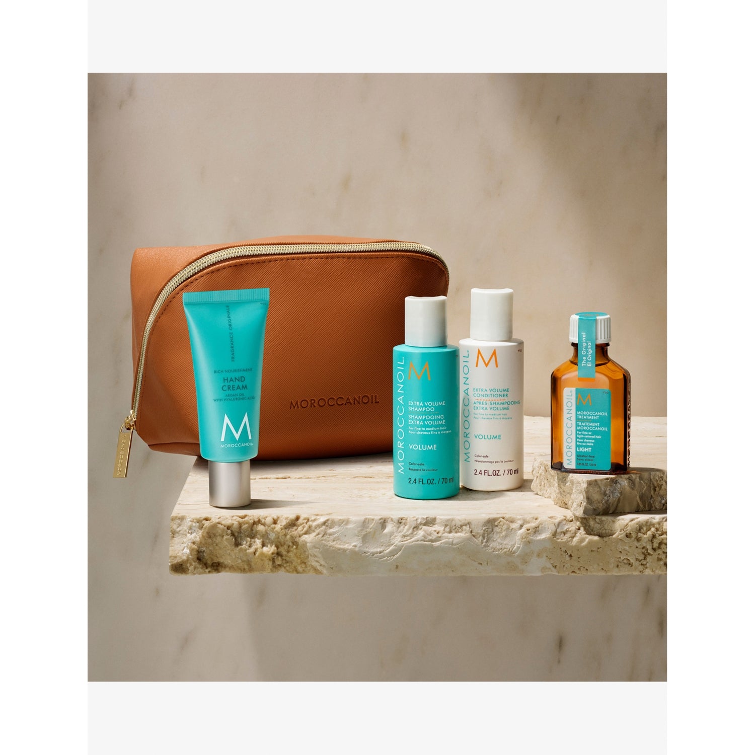 Moroccanoil Volume Discovery Kit hair care set with travel sizes, UK version